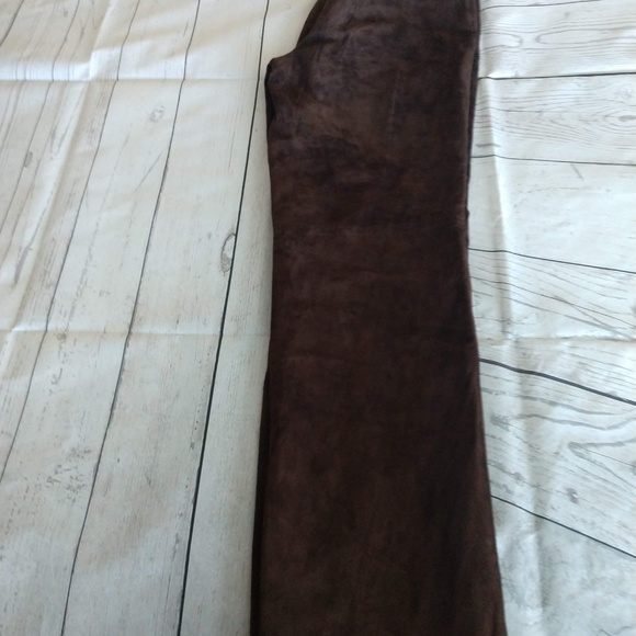 INC Brown Suede Pants (Petite) - Picture 3 of 8